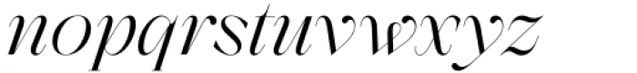 Zermatt Light Italic Font LOWERCASE