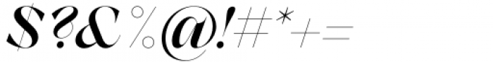 Zermatt Medium Italic Font OTHER CHARS