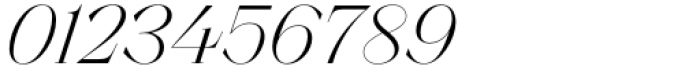 Zermatt Thin Italic Font OTHER CHARS