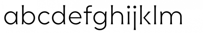 Zerno Light Font LOWERCASE