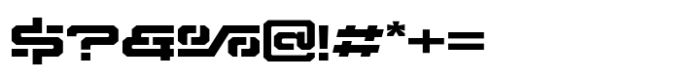 Zero Form Font OTHER CHARS