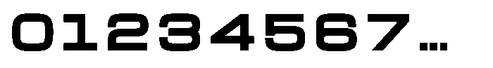 Zero Neue Black Font OTHER CHARS