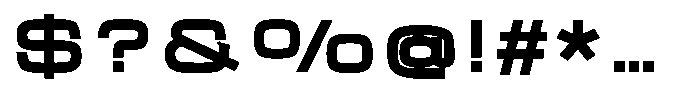 Zero Neue Black Font OTHER CHARS