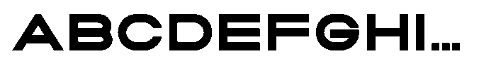 Zero Neue Black Font UPPERCASE