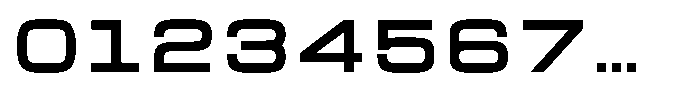 Zero Neue Bold Font OTHER CHARS