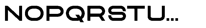 Zero Neue Bold Font LOWERCASE