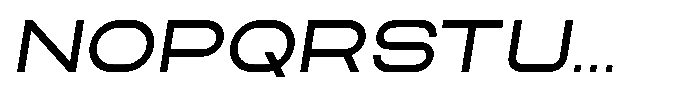 Zero Neue Italic Font UPPERCASE