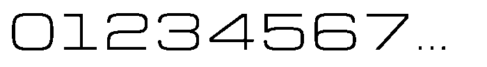 Zero Neue Light Font OTHER CHARS