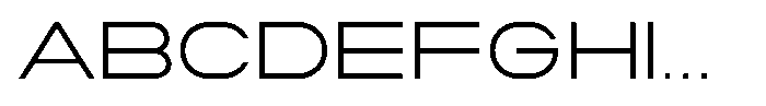 Zero Neue Light Font UPPERCASE