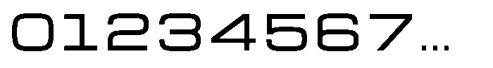 Zero Neue Regular Font OTHER CHARS