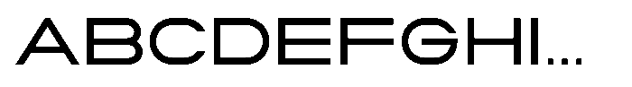 Zero Neue Regular Font UPPERCASE