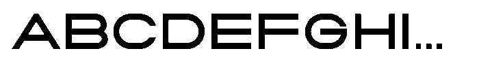 Zero Neue Semi Bold Font UPPERCASE