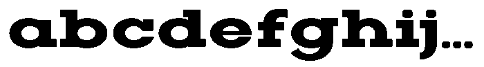 Zero Slab Black Expanded FONT