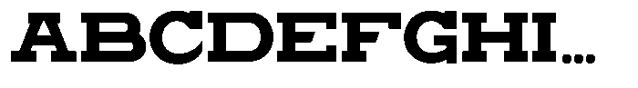 Zero Slab Black Font