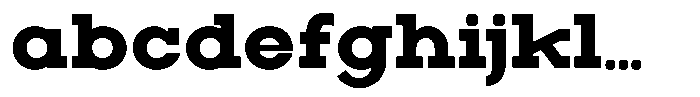 Zero Slab Black FONT