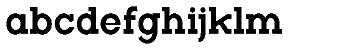 Zero Slab Bold Semi Condensed FONT