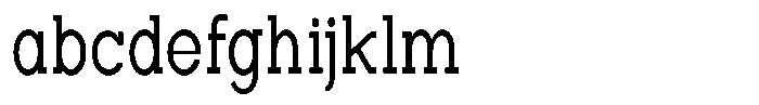 Zero Slab Condensed FONT