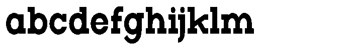 Zero Slab Extra Bold Condensed FONT