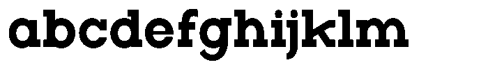 Zero Slab Extra Bold Semi Condensed FONT