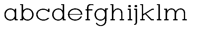 Zero Slab Extra Light Expanded FONT