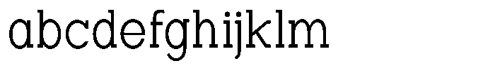 Zero Slab Light Semi Condensed FONT