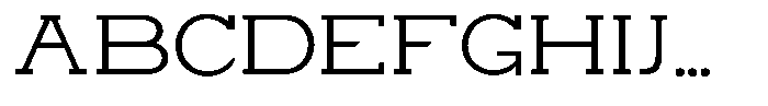 Zero Slab Light Semi Expanded Font