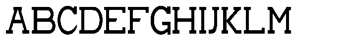 Zero Slab Medium Condensed Font