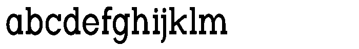 Zero Slab Medium Condensed FONT