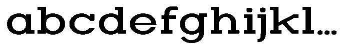 Zero Slab Medium Expanded FONT