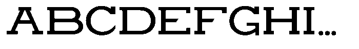 Zero Slab Medium Semi Expanded Font