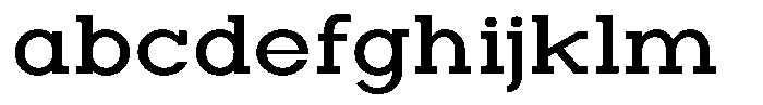 Zero Slab Medium Semi Expanded FONT