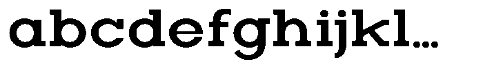 Zero Slab Semi Bold Semi Expanded FONT