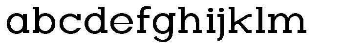 Zero Slab Semi Expanded FONT