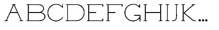 Zero Slab Thin Semi Expanded Font
