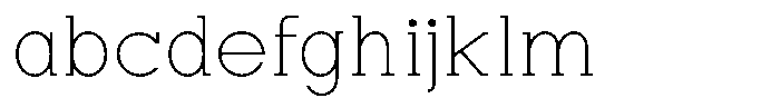 Zero Slab Thin Semi Expanded FONT