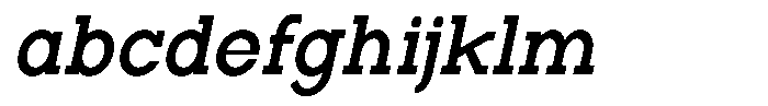 Zero Slab Zero Slab-Sem Bold Semi Condensed Slant FONT