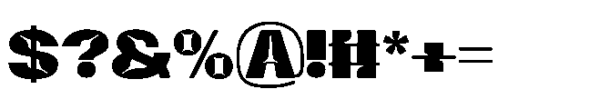 Zeroarea Font OTHER CHARS