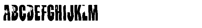 Zerrrox Vector Font UPPERCASE