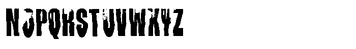 Zerrrox Vector Font UPPERCASE