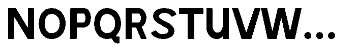 Zesnov Font UPPERCASE