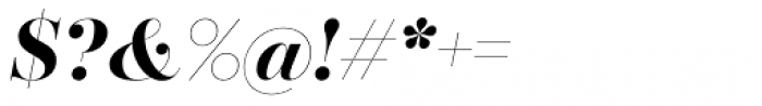 Zesta Bold Italic Font OTHER CHARS