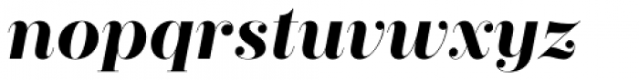 Zesta Bold Italic Font LOWERCASE