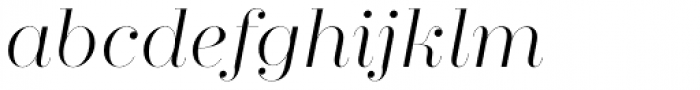 Zesta Light Italic Font LOWERCASE