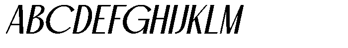 Zestiar Italic Font UPPERCASE
