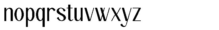 Zestiar Regular Font LOWERCASE