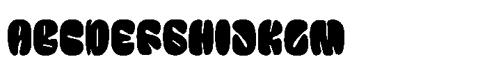 Zesto Font UPPERCASE