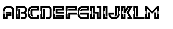 Zeta Drive Font UPPERCASE