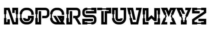 Zeta Drive Font UPPERCASE