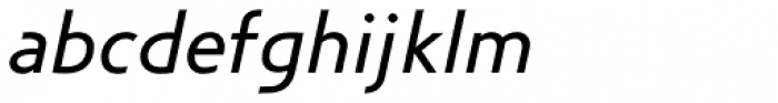 Zeta Italic Font LOWERCASE