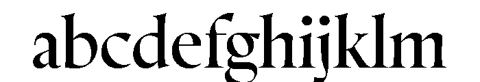 Zenith DisplayBook FONT